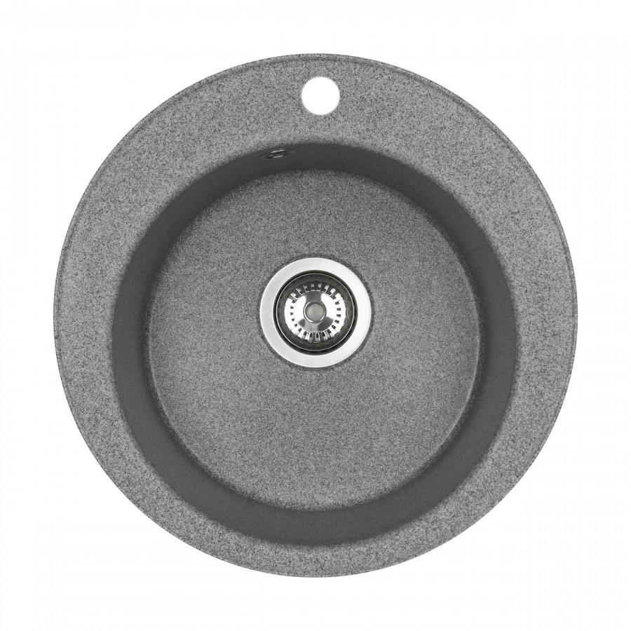 Мойка кухонная ШЕЛЛИ 50, круглая, серый