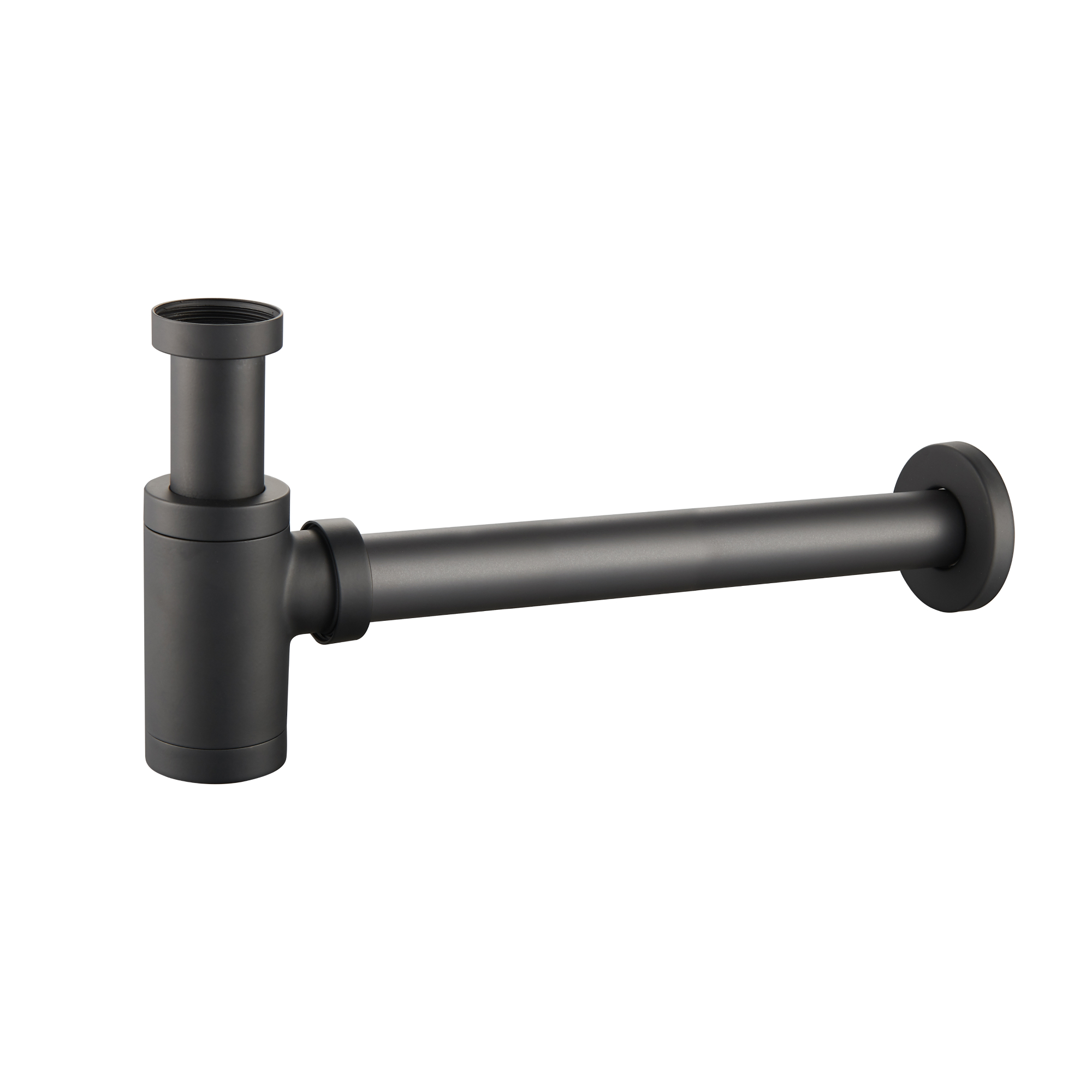 SHINKU Сифон для раковины, черный, TOKITO