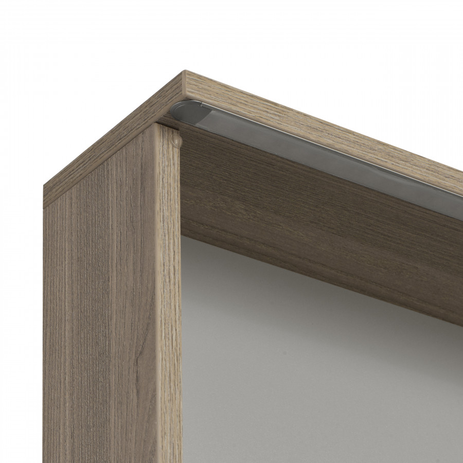 Зеркальный шкаф СТОУН 80, сосна арлингтон