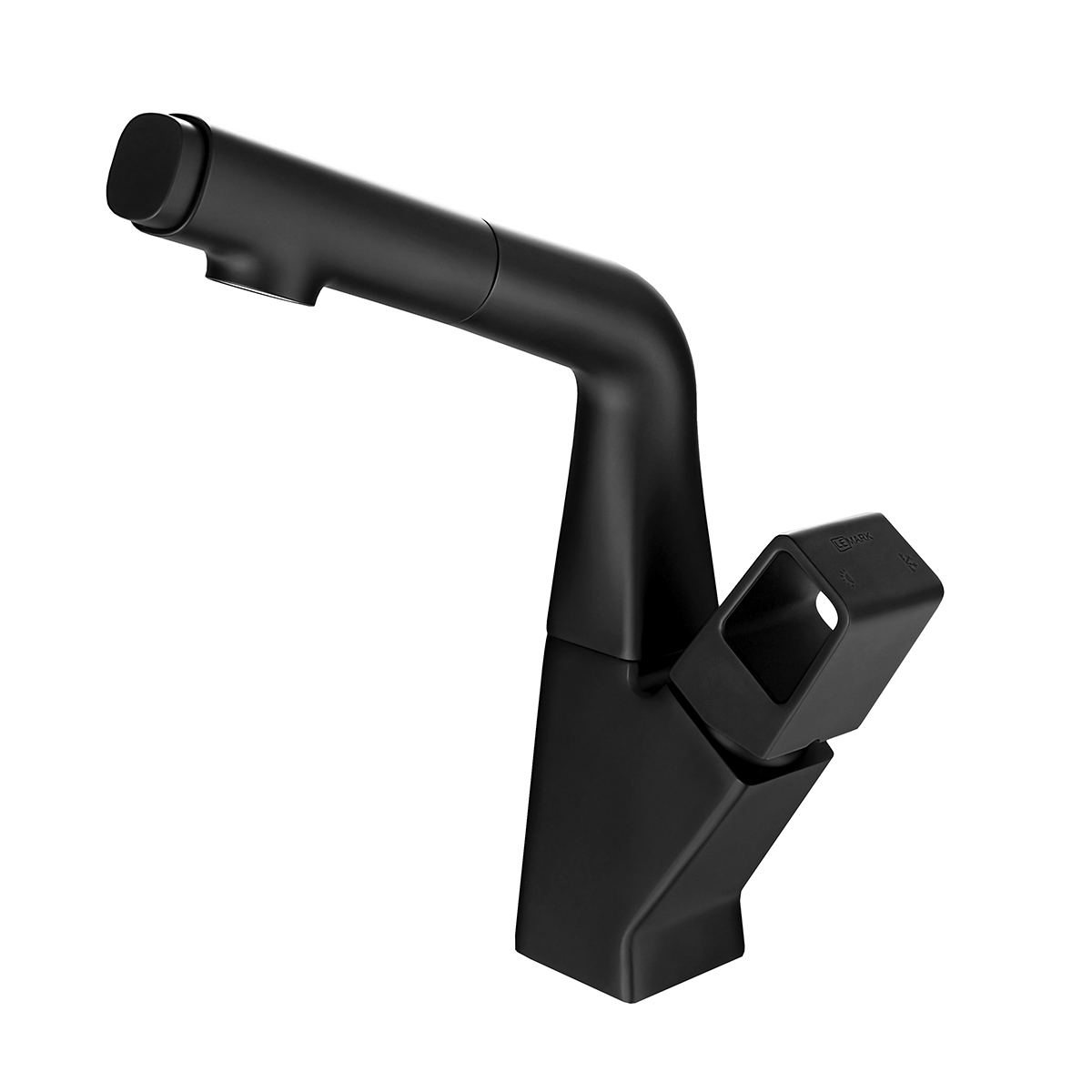Soul Смеситель для кухни, пов.вытяжной излив 196мм, р/ОД, черный, LM, LM6008BL