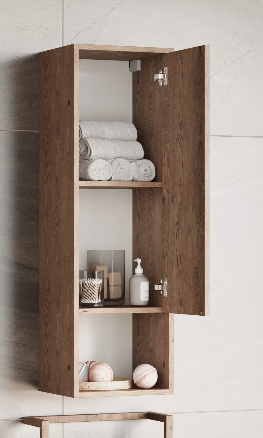 Шкаф навесной ХОУП, подвесной, орех