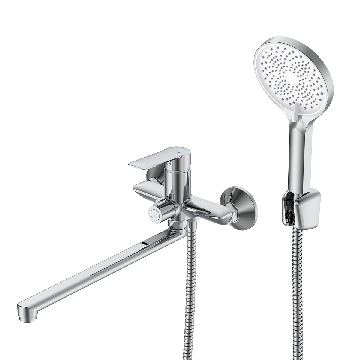 Смеситель DECOROOM DR28043 универсальный с поворотным изливом