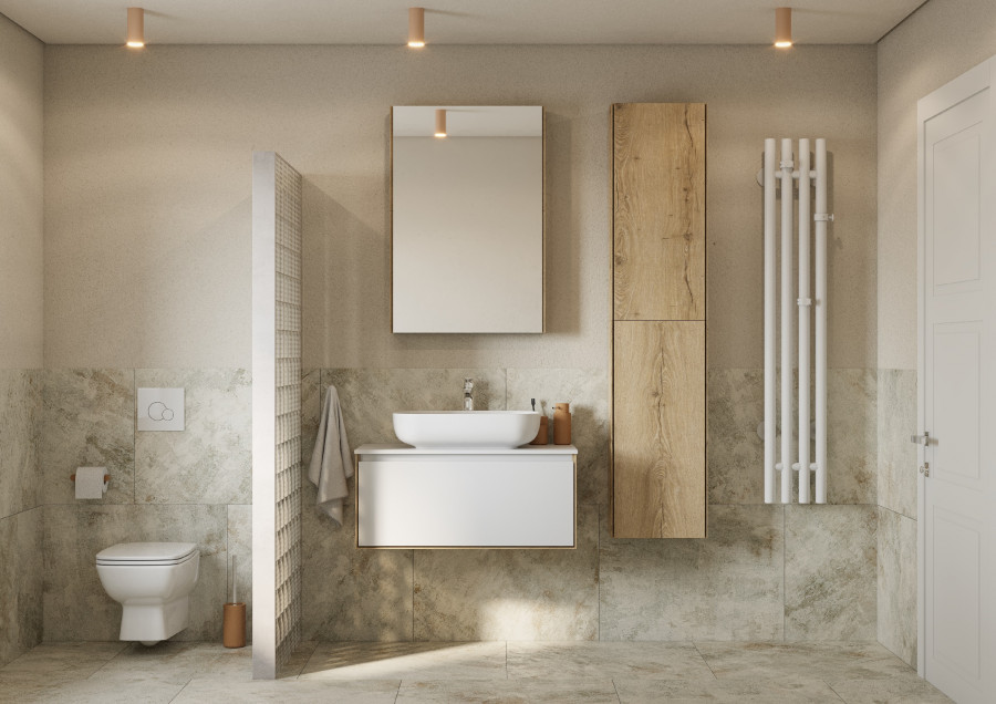 Столешница ЛИБЕРТИ 90, белый глянец