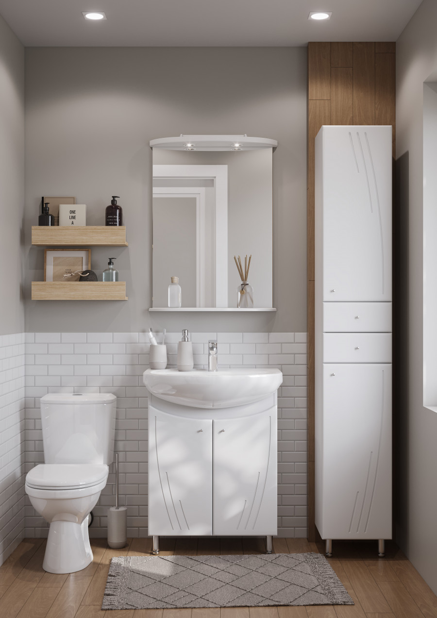 Полка-зеркало МИНИМА 65