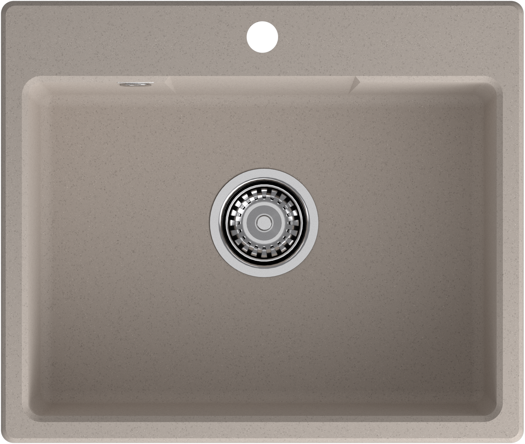 GRANFEST Мойка URBAN 658  1-чаша 580*490мм песочный арт.GF-UR-