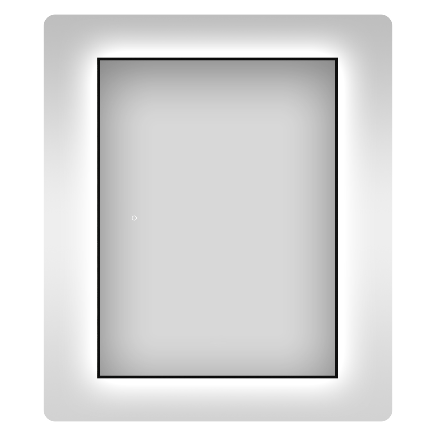 Прямоугольное зеркало с фоновой LED-подсветкой, 80*120 / 120*80 см