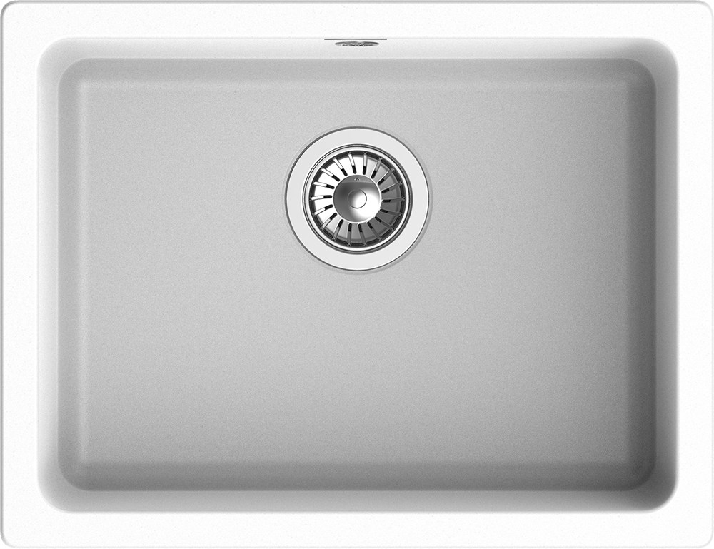 RIVELATO Мойка BERKANA 50 подст.монтаж 1-чаш 560*430 brina арт.