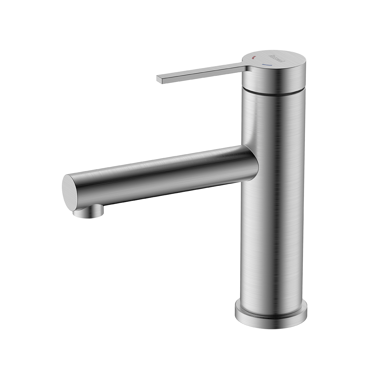 Смеситель ROSSINKA RSF-1712S-SSN для раковины монолитный, сталь