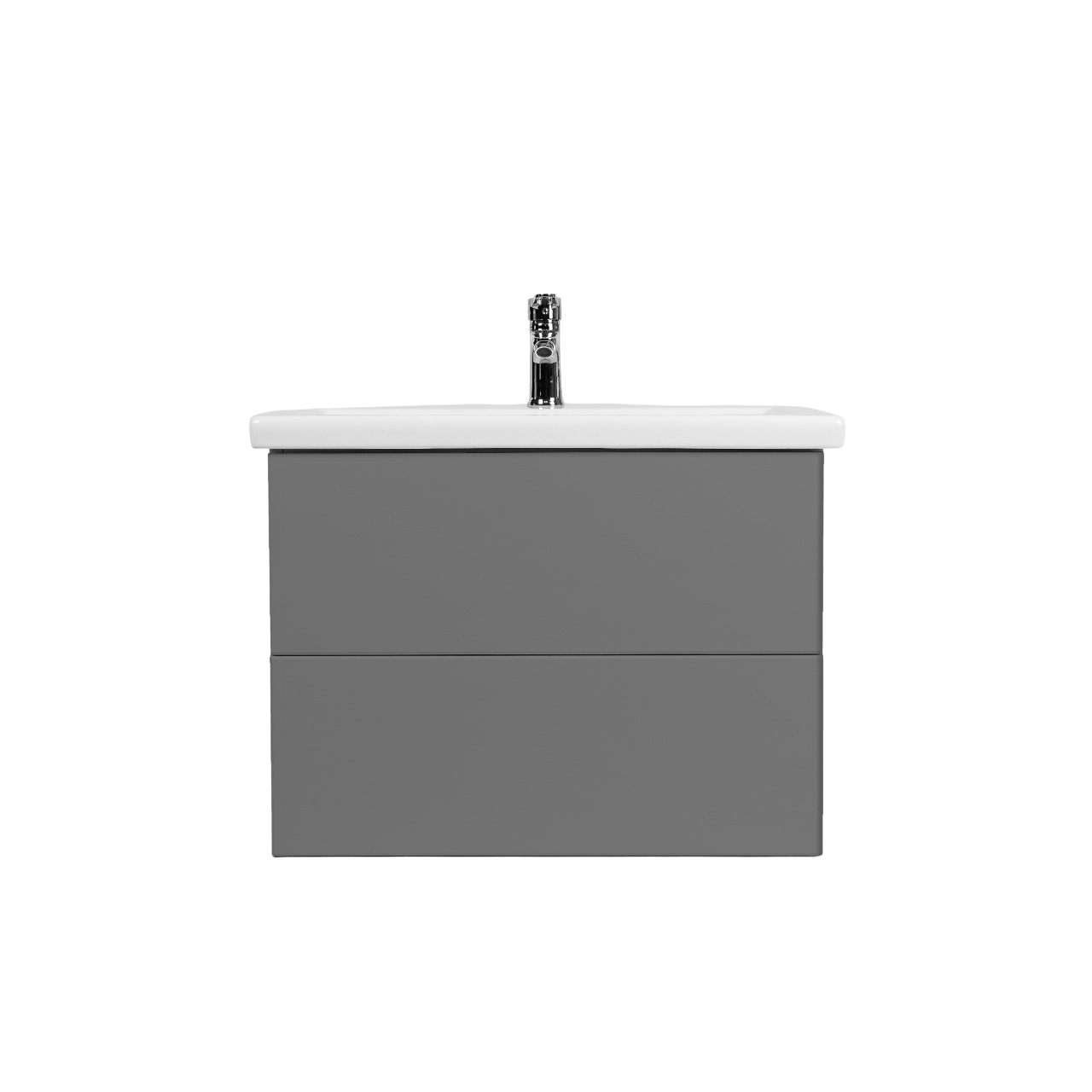 Тумба под раковину VIANT СОФИЯ 70 подвесная графит (VSOF70COG-T2YP)