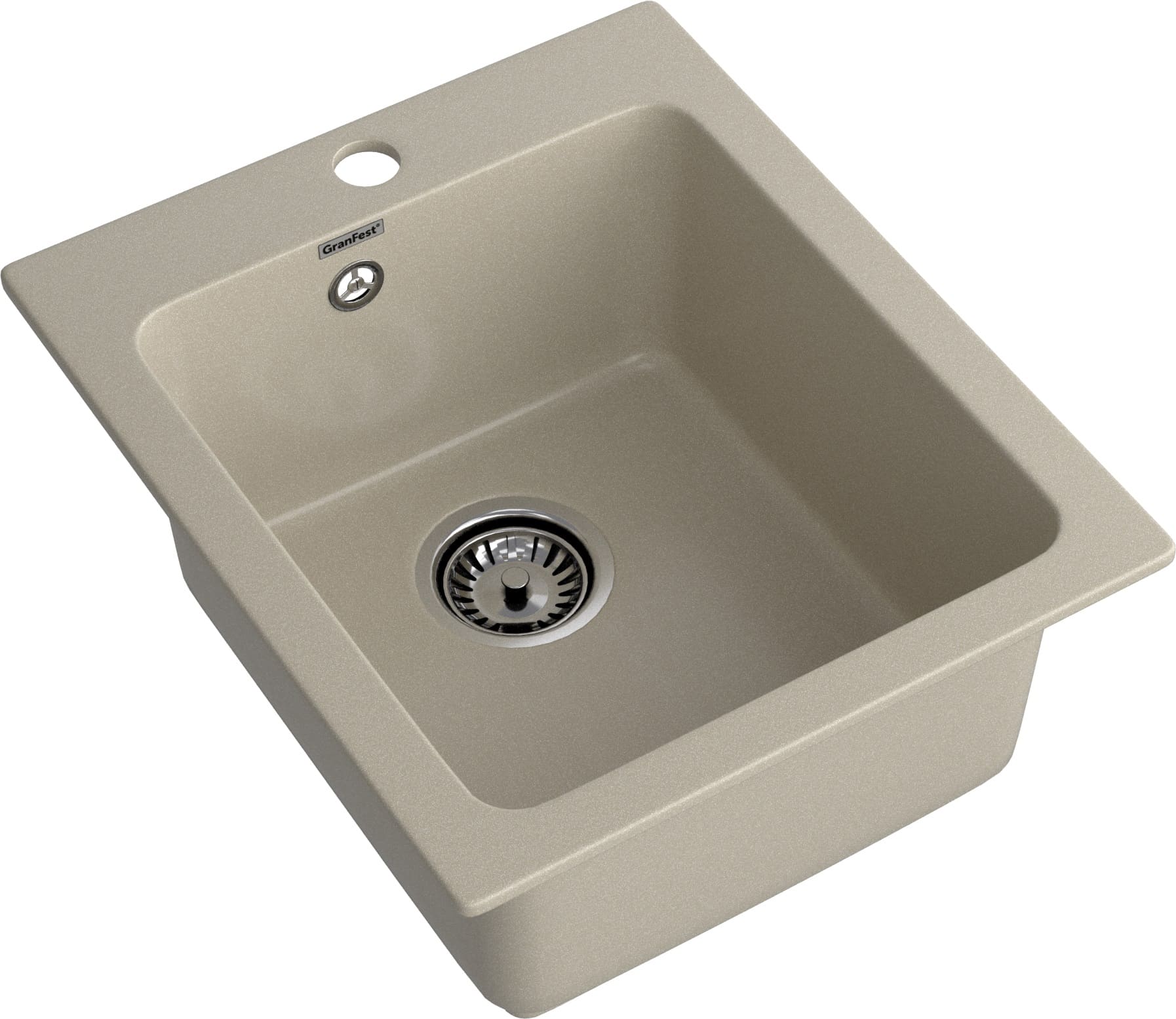 GRANFEST Мойка композит PRACTIK  GF-P--505  1-чаш. 427*505 мм  топаз арт.GF-