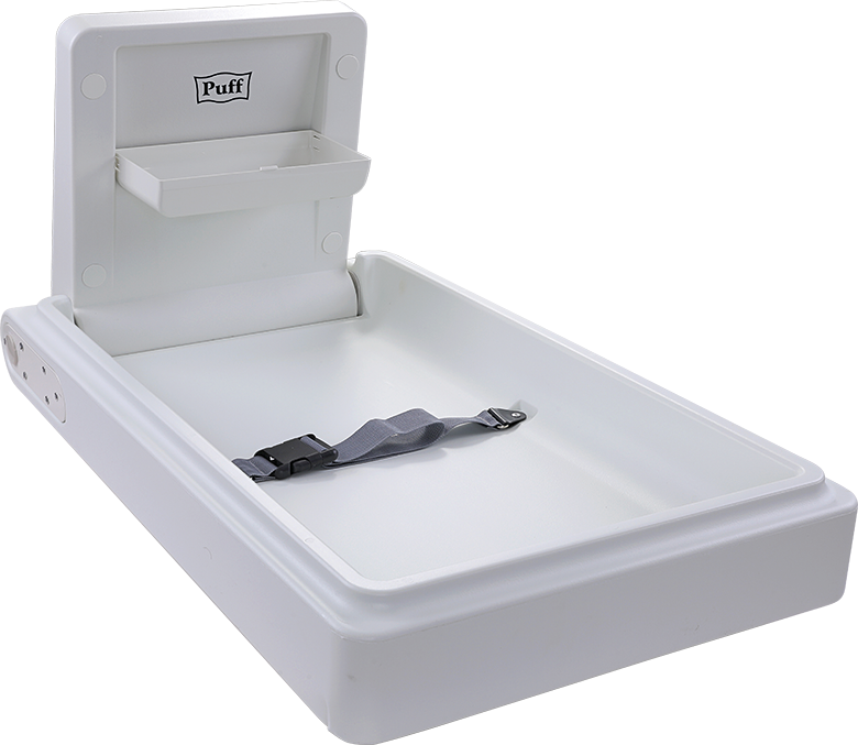 Стол пеленальный для общественных мест складной вертикальный Puff-8002