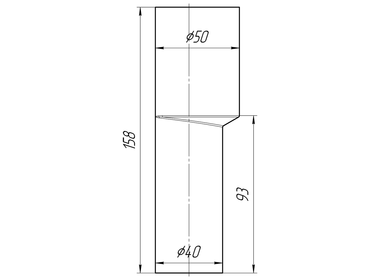 Переходная трубка АНИ Пласт M450 40х50
