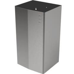 Контейнер для мусора настенный из нержавеющей стали матовый 65 л. Nofer EVO 