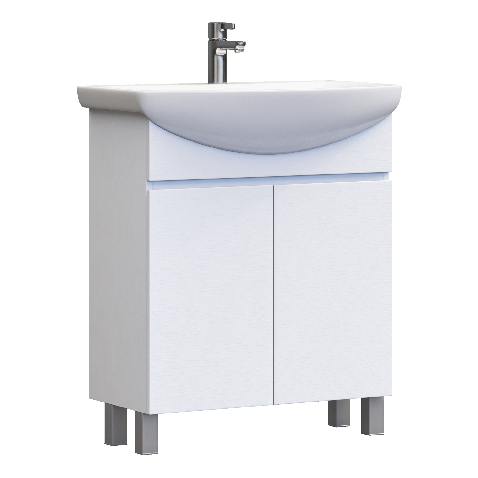 Тумба под раковину VIGO Wing 70 напольная белый (tn.WIN.BAL.70.2D белый)