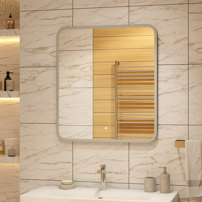 Зеркало Glamour LED 800x900