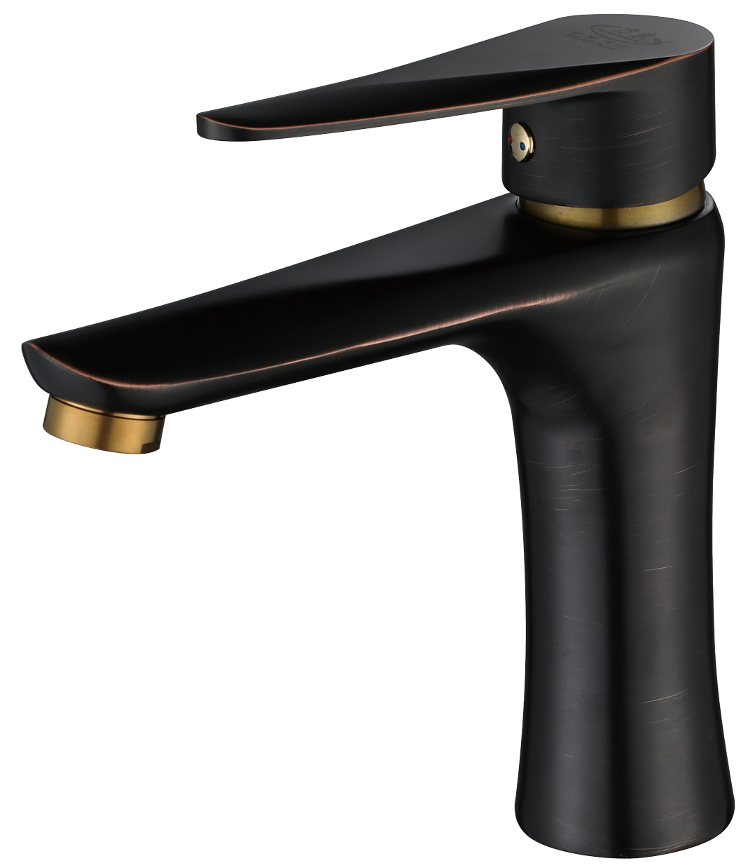 Смеситель для раковины ПРОФСАН ПСМ-301-5 STEEL нержавеющая сталь AISI-304 тип См-УмОЦБА Черный-бронз