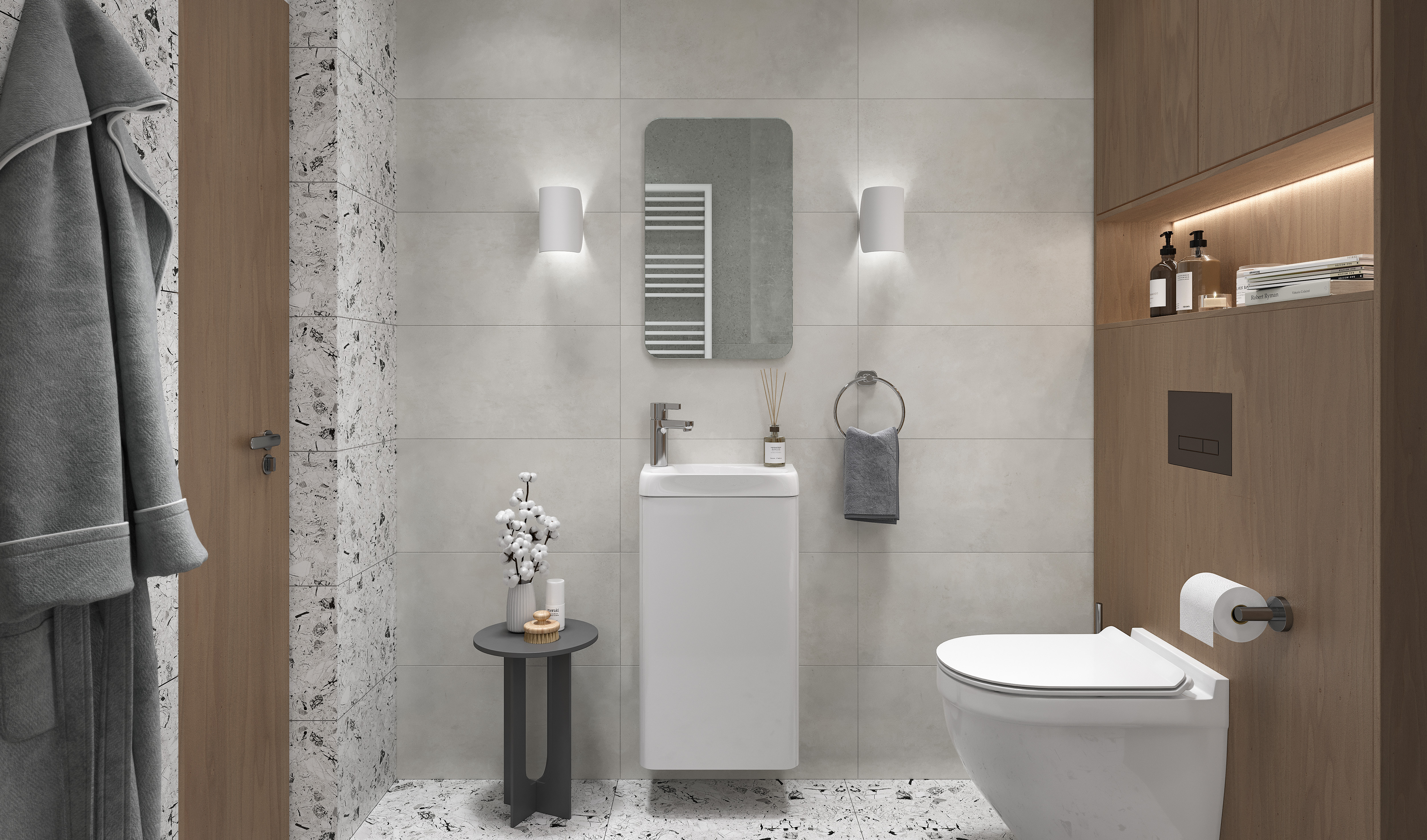 Зеркало VELVEX Bio 40