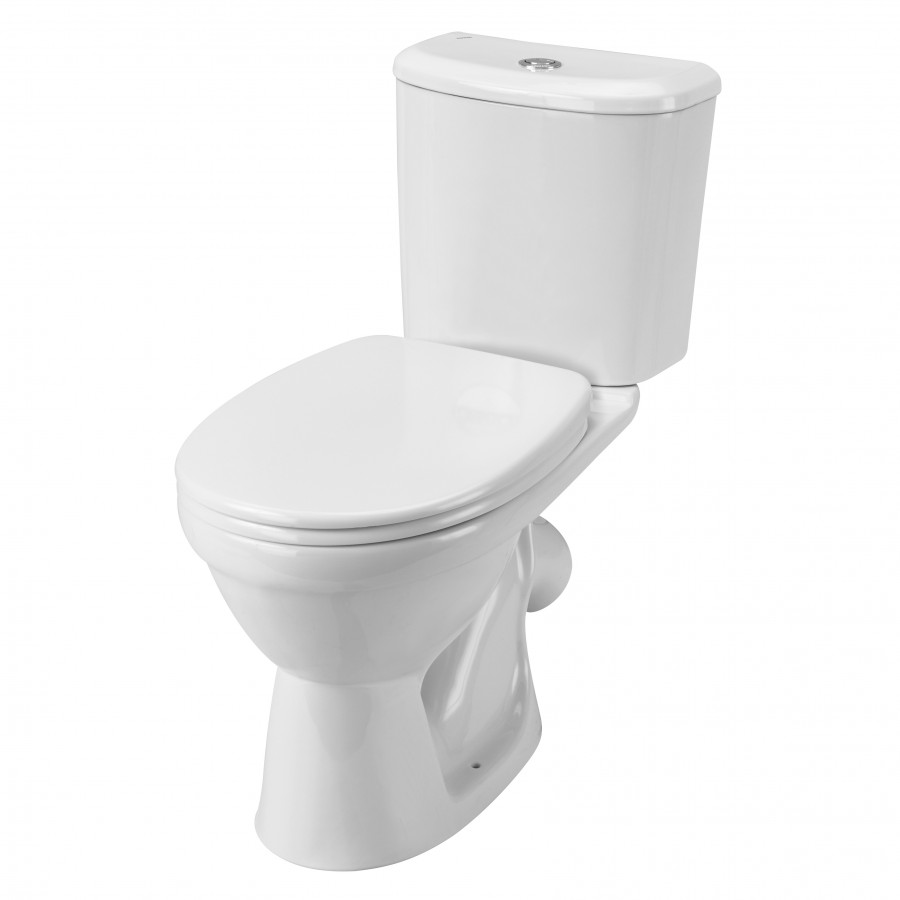 БОРЕАЛЬ Унитаз-компакт, антивсплеск, накл. вып., ниж. подв., 2-х режимная арматура, сиденье дюроплас