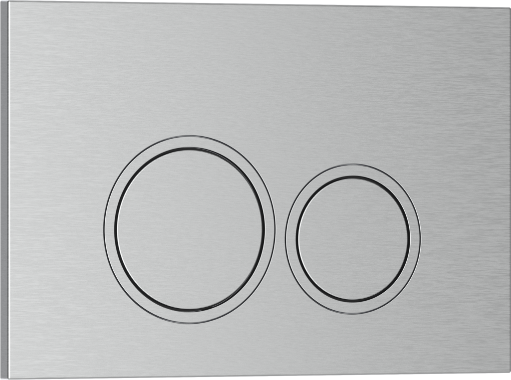 Кнопка смыва IBERICA BLANCA ESTI-O ABS-пластик, хром матовый (IB.B082.004.000)