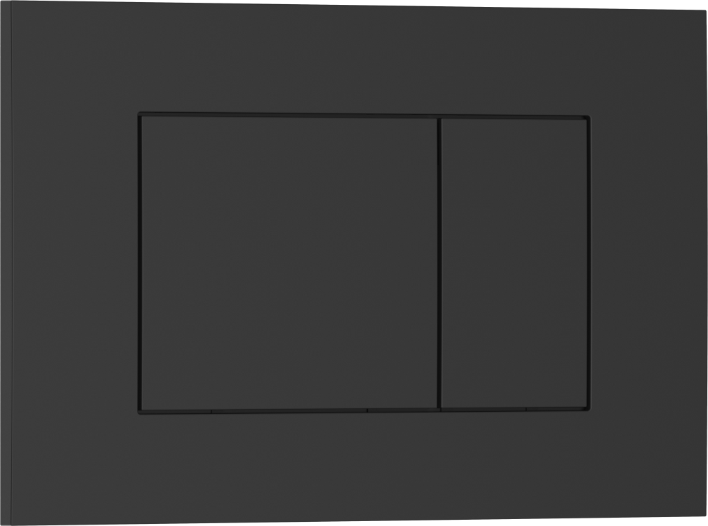 Кнопка смыва IBERICA BLANCA ESTI-S ABS-пластик, черный матовый (IB.B085.002.000)