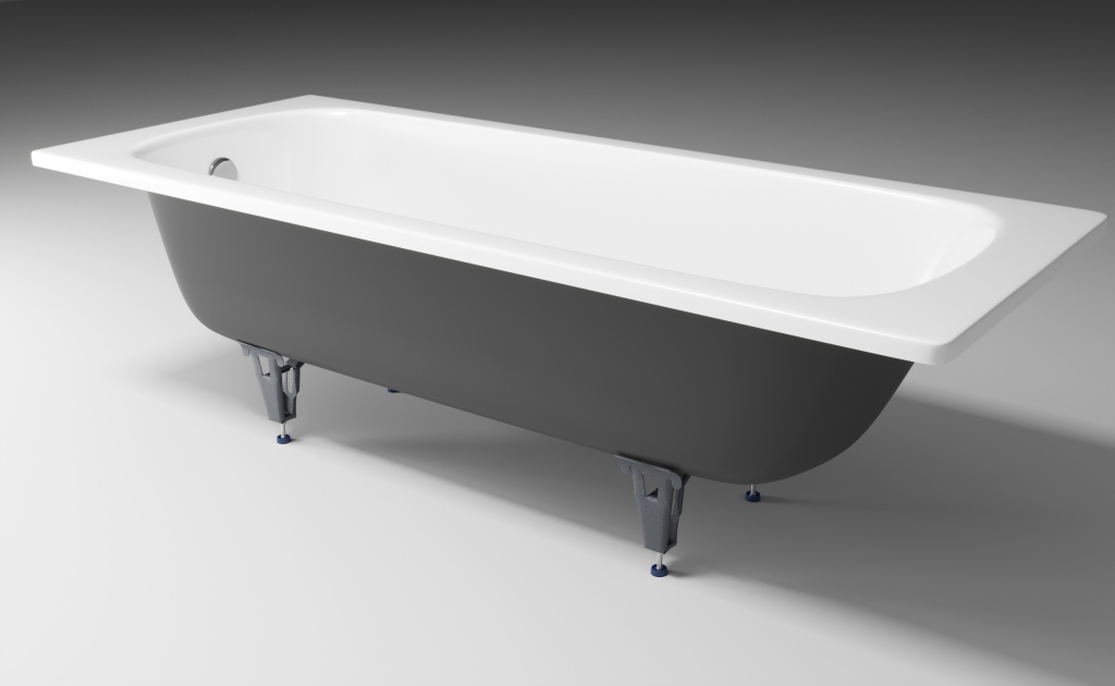 Ванна стальная IBERICA BLANCA ARANDA белая 1700х700 мм (IB-AR-170-70-39-SG)