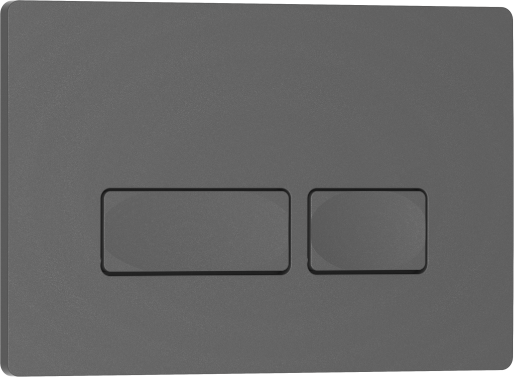 Кнопка смыва IBERICA BLANCA ESTI-R ABS-пластик, серый матовый (IB.B021.008.000)