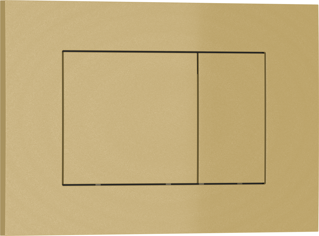 Кнопка смыва IBERICA BLANCA ESTI-S ABS-пластик, золото матовое (IB.B085.005.000)