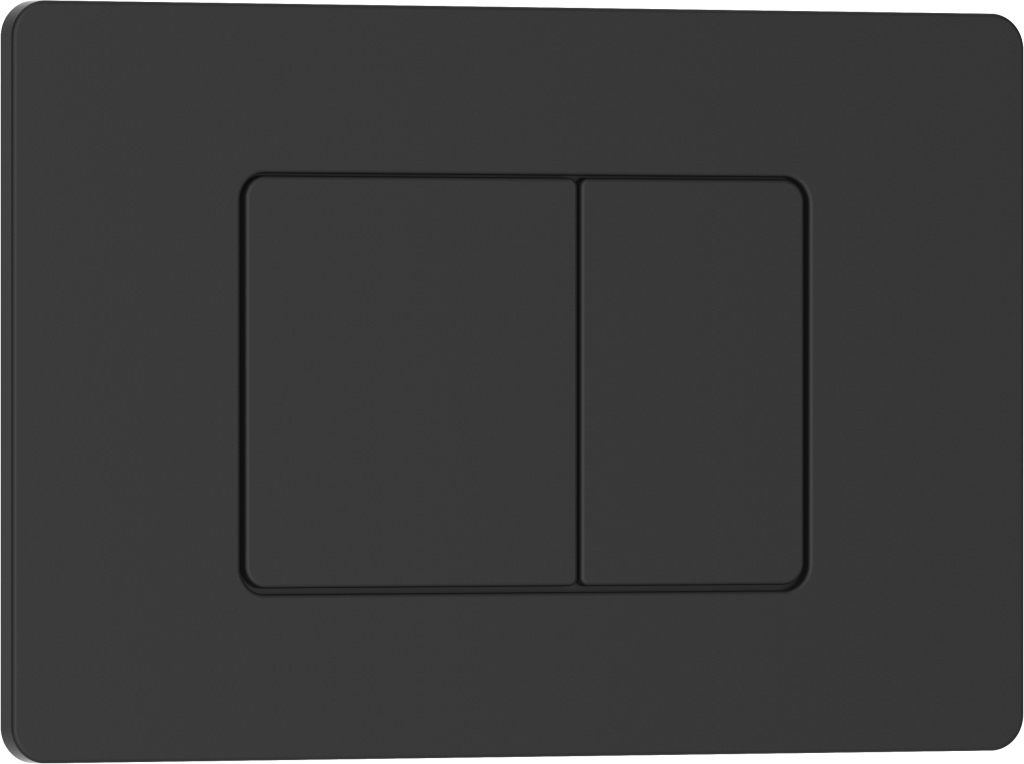 Кнопка смыва IBERICA BLANCA INOX-C нержавеющая сталь, черный матовый (IB.B011.002.003)