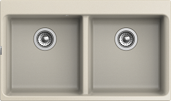 RIVELATO Мойка AXEL 90-2D  2-чаши 870*520мм beige scuro арт.
