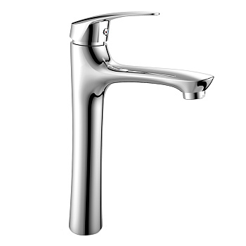 Linara Смеситель для раковины, выс.монолит.излив222мм, р/ОД, хром, LM, LM0409C