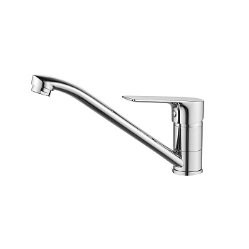 RS27 Смеситель для кухни, пов.излив 199мм, р/ДВ, хром, ROS, RS27-21