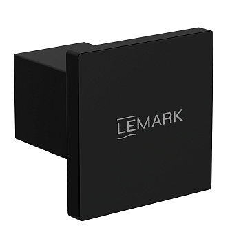 Крючок для полотенец LEMARK VALDAY, сталь, матовый черный