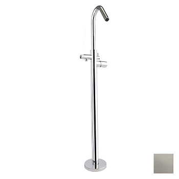 Напольный однорычажный смеситель для ванны TZAR 348503SNC никель брашированный