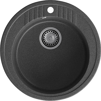 GRANFEST Мойка композит RONDO GF-R--520   D=520 мм графит арт.GF-