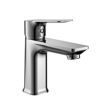 RS27 Смеситель для раковины, монолит.излив 159мм, р/ОД, хром, ROS, RS27-11