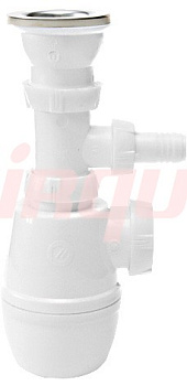 Сифон МИНОР с выпуском 1½ х 40 мм с отводом