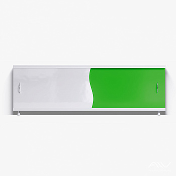 КОМБИ Экран для ванны 150 см, полистирол,(салатовый-P25), ALAVANN