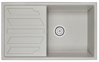 Кухонная мойка GRANULA (8601, БАЗАЛЬТ)