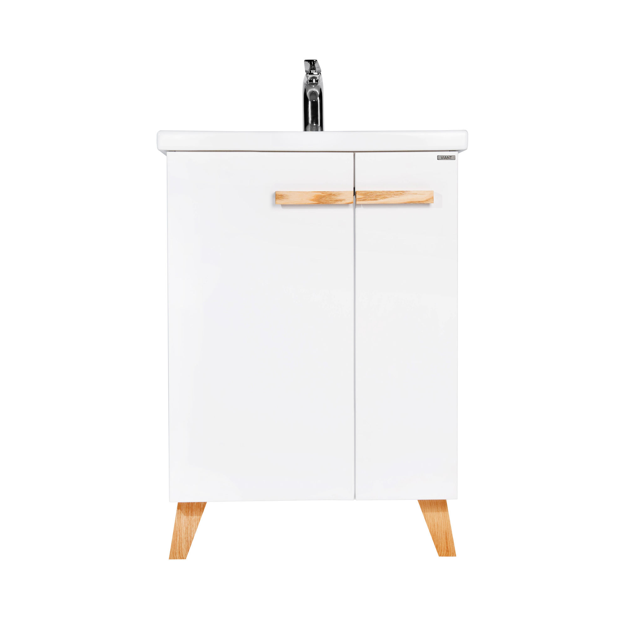 Тумба под раковину VIANT МЮНХЕН 60 напольная белый (VMUN60COBEL-T2ST)