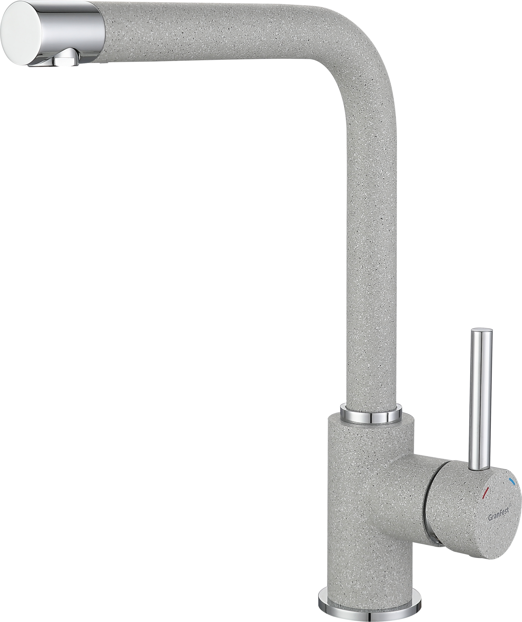GF Смеситель для кухни, Г-обр. D-35мм (серый)