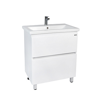 Тумба под раковину VIANT МАЛЬТА 70 напольная белый (VMAL70COBEL-T2Y)