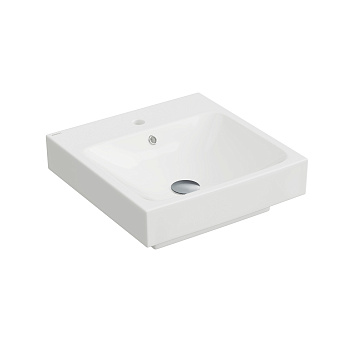 Раковина Strati, 48,5х48 см, прямоугольная, белый глянец, BERGES