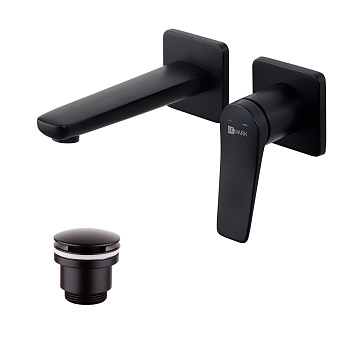Bronx Смеситель для умывальника встраиваемый, черный, LM3736BL
