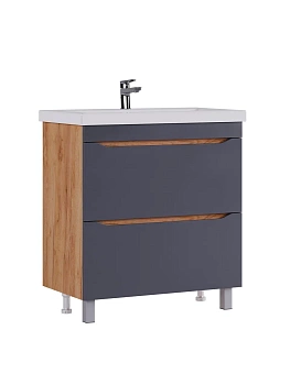 Тумба под раковину VIGO Wave 80 напольная 385 дуб золотой