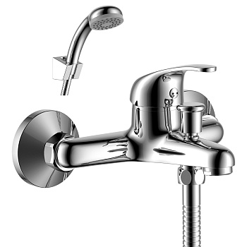 Y35 Смеситель для ванны, монолитный излив 152мм, р/ОД, хром, ROS, Y35-31