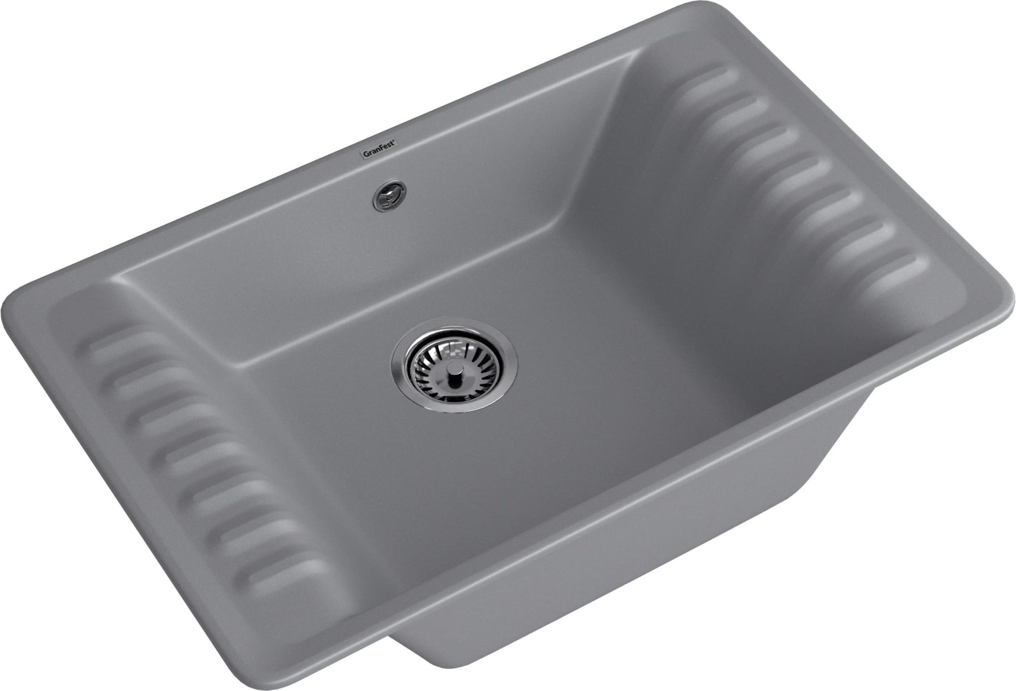 GranFest QUARZ (GF-ZW71) Мойка для кухни 760*480мм (темно-серый)