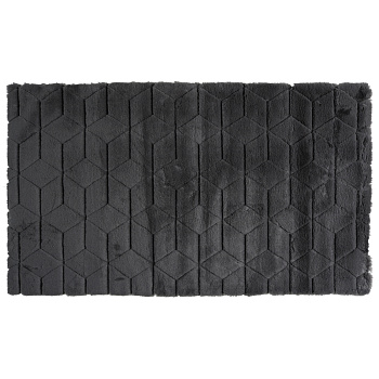 Коврик для ванной 1-ый Fixsen DIAMONT, FX-9050V, графит, 70х120 см