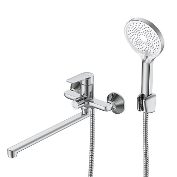 Смеситель DECOROOM DR27043 универсальный с поворотным изливом