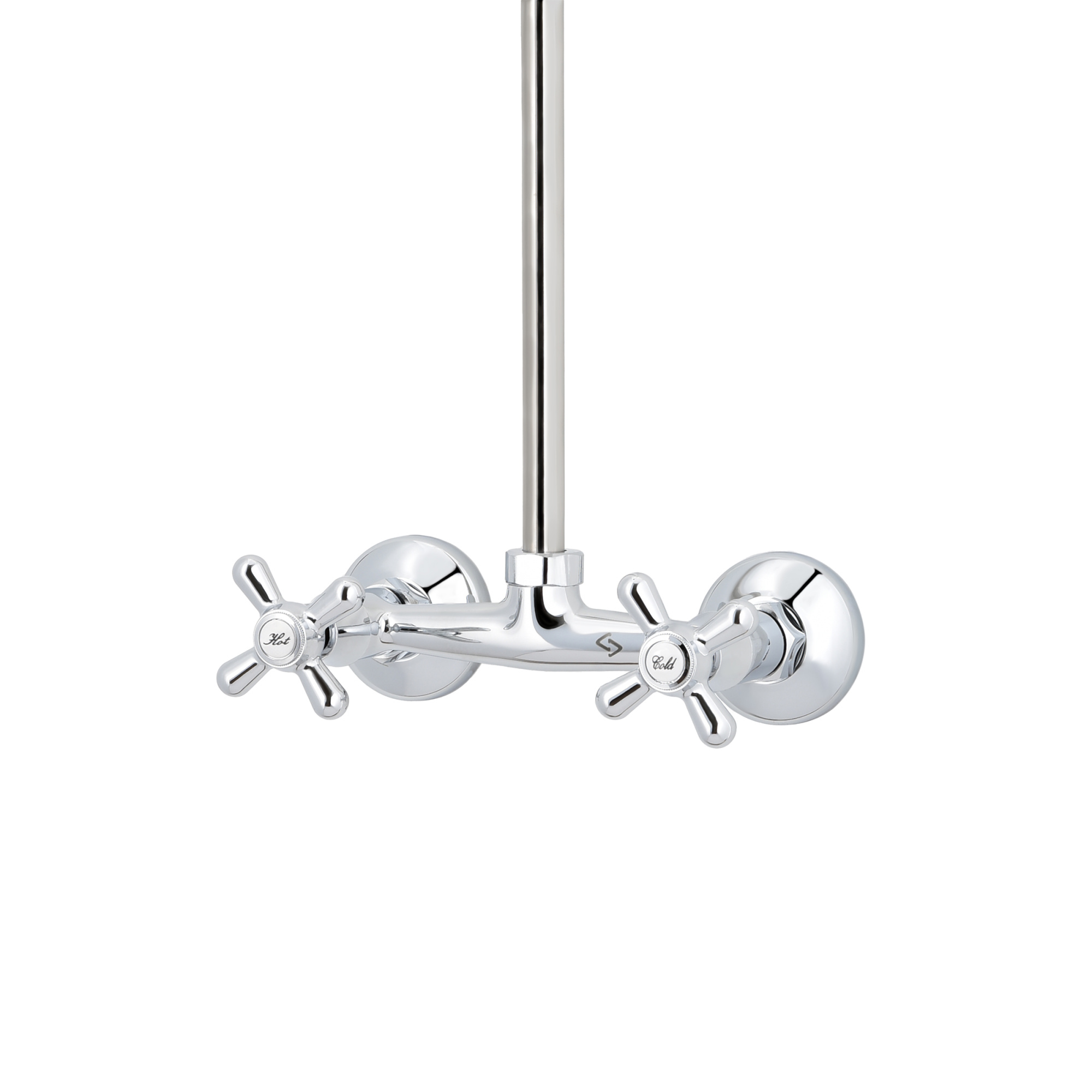 Смеситель для душа СЛАВЕН Прораб СЛ-ДВ-О32 с верхним душем хром