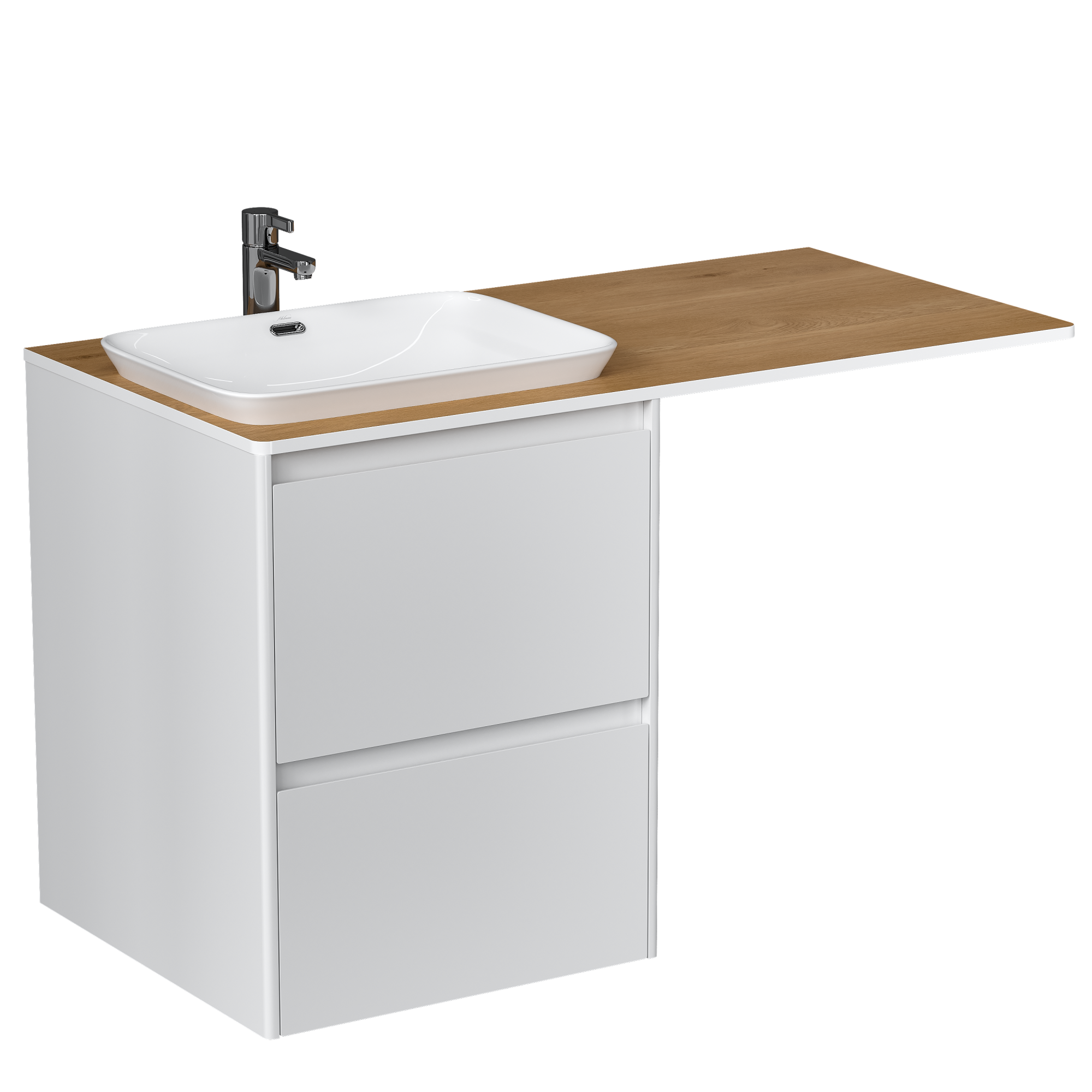 Тумба под раковину VELVEX Klaufs 560-0-2 навесная